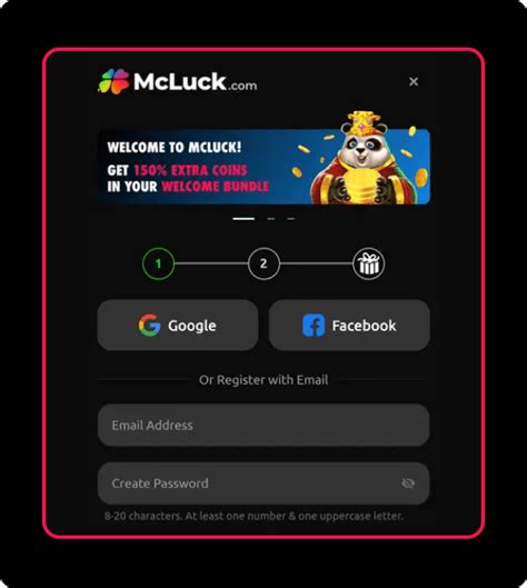McLuckᵀᴹ Promo Code 'CORGBONUS' .